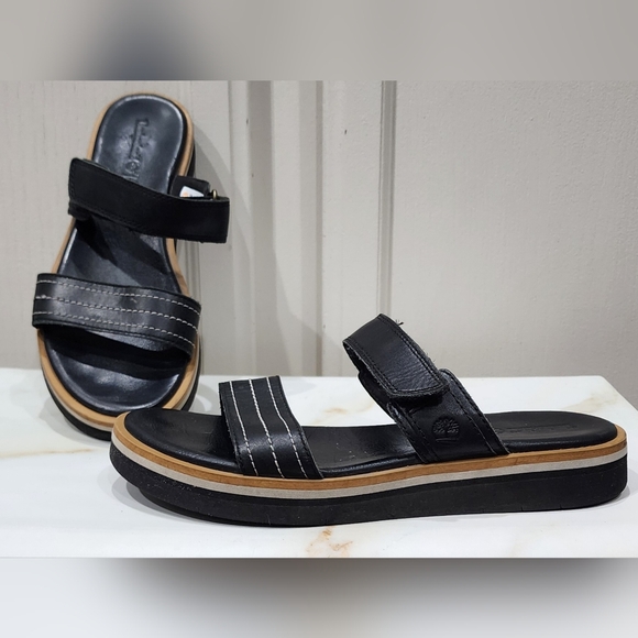 Timberland Shoes - Timberland Double Strap Slip-on Sandals, Size 6.5
